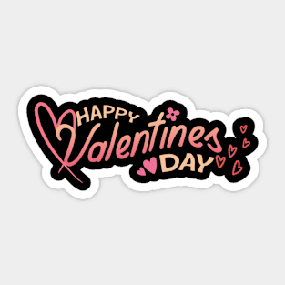 Happy Valentines Day Sticker